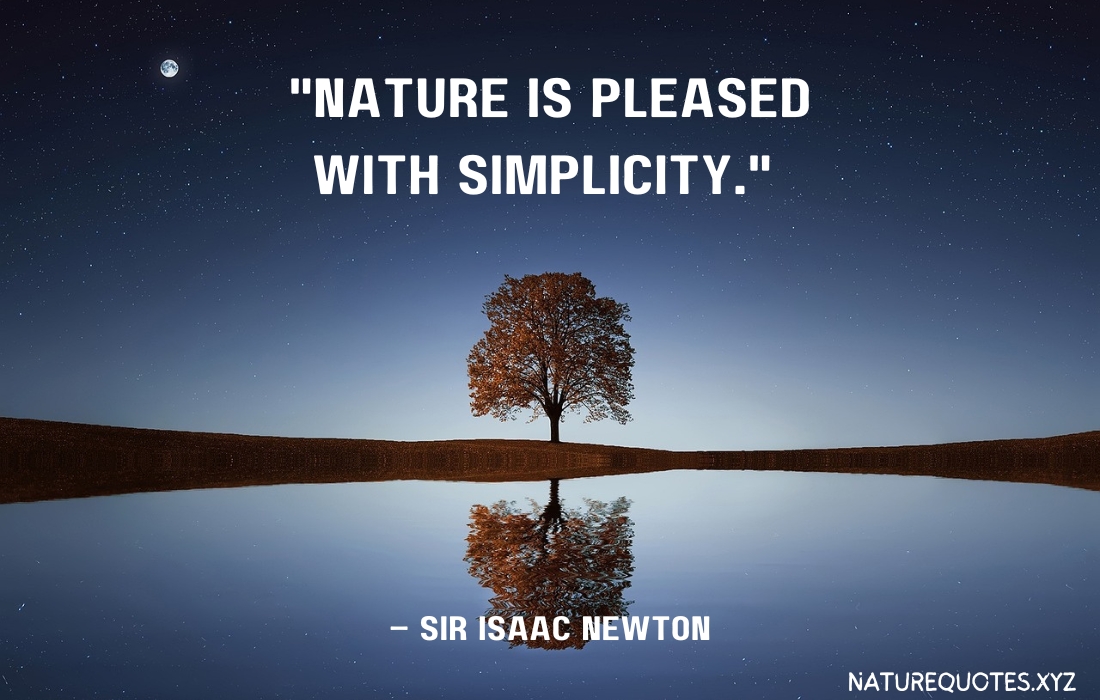 Inspirational Quotes of Nature